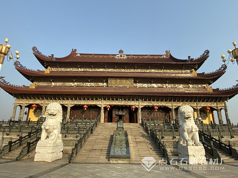 寺院,寺庙青石花岗岩栏杆