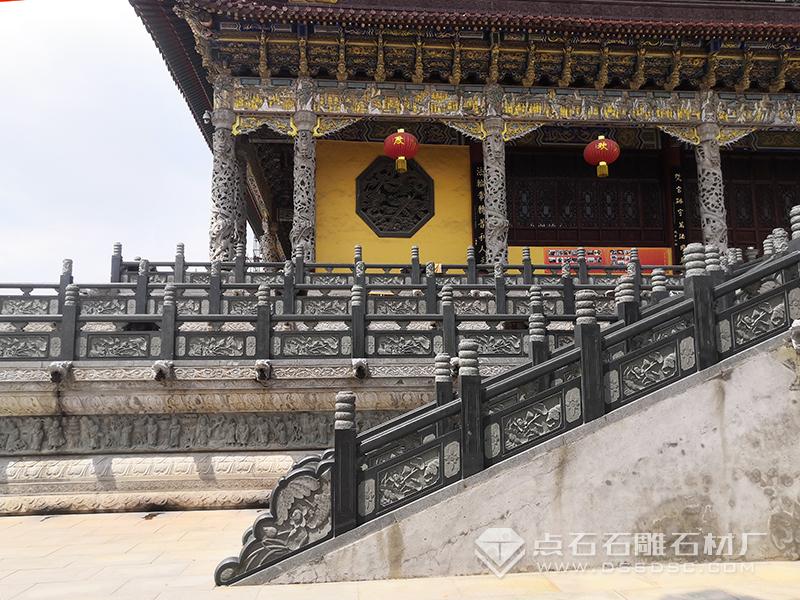 寺院,寺庙青石花岗岩栏杆